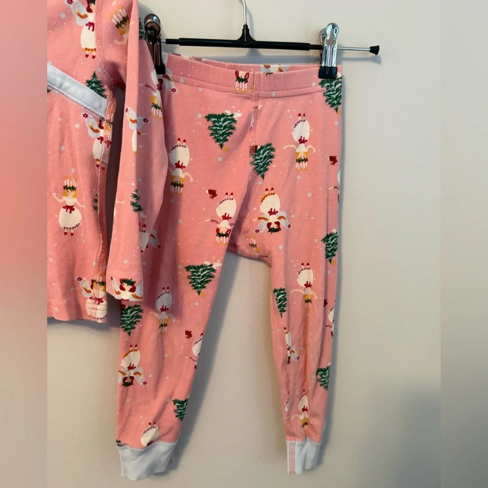 Hanna Andersson Pink Christmas Angel Pajamas